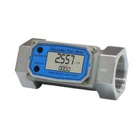 Débitmètre d'eau électronique, haute précision, étanche, affichage LCD, capteur de débit, compteur for carburant et essence,Largement utilisé(1.5inch)