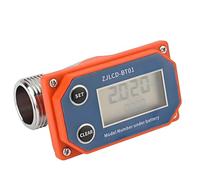 Débitmètre D'eau Numérique Capteur de Débit en Acier Inoxydable Résistance aux Alcalis Acides Débitmètre D'eau pour Tuyau D'arrosage Irrigation des Terres Agricoles