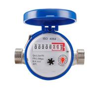 Débitmètre d'eau numérique haute précision Compteur d'eau froide de Type Rotor, pointeur combiné mécanique à ailes rotatives, Table numérique, mesure l'eau jardin et maison