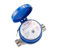 Débitmètre d'eau numérique haute précision Compteur d'eau froide de Type Rotor, pointeur combiné mécanique à ailes rotatives, Table numérique, mesure l'eau jardin et maison