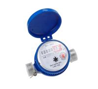 Débitmètre d'eau numérique haute précision Compteur d'eau pratique, aile rotative mécanique de Type E, pointeur précision, outils mesure avec raccords en cuivre