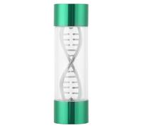 Débitmètre d'eau spirale métallique multicolore G1/4 filetage femelle pour le refroidissement par eau de l'ordinateur (vert)
