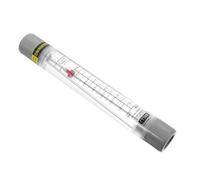 Débitmètre D'eau Vertical 0,05-0,5 Gpm Plastique, Mesure Précise | Double Échelle Gpm/lpm, Sortie 4-20ma, Montage en Ligne, pour Systèmes D'osmose Inverse et Laboratoires