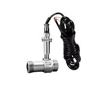 Débitmètre, Débitmètre de haute précision à filetage mâle SS304, capteur d'eau, d'alcool, d'essence, de carburant hydraulique, capteur de débit d'impulsion PLC(DN4)