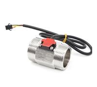 débitmètre Débitmètre De Liquide En Acier Inoxydable 4:6:1 Pouces Capteur De Débit Électromagnétique Chauffe-eau Distributeur D'eau(1.25 inch length 64mm)