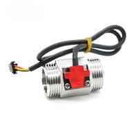 débitmètre Débitmètre De Liquide En Acier Inoxydable 4:6:1 Pouces Capteur De Débit Électromagnétique Chauffe-eau Distributeur D'eau(1-inch length 58mm)