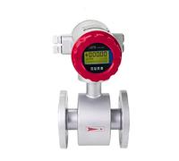 Débitmètre, débitmètre d'eau à turbine, débitmètre d'eaux usées, débitmètre électronique électromagnétique intégré 4-20 mA RS485 Modbus for eau, diesel, essence et autres liquides(DN25)