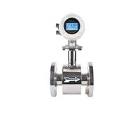 Débitmètre, Débitmètre électromagnétique en acier inoxydable, débitmètre sanitaire RS485 4-20 mA for conduites d'eau liquide de qualité alimentaire DN15-DN50 Pour eau, diesel(DN25-AC220V)