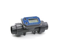 Débitmètre eau, Débitmètre DN25-80, débitmètre électronique à affichage numérique LCD, eau liquide de tuyau en PVC ZJLCD-BT01 for l'irrigation de ferme/jardin ,Utilisation intérieure et extérieure(DN4