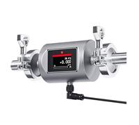 Débitmètre électromagnétique à petite portée, capteur de Pipeline affichage numérique en acier inoxydable for liquide et eau dn50(DN25(1"))