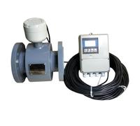 Débitmètre électromagnétique de type split IP68 for conduites liquide, mesure numérique intelligente du débit industriel des eaux usées DN10-DN50,Imperméabiliser(DN10)