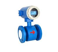 Débitmètre électromagnétique for eaux usées, débitmètre en ligne 1,6 MPa avec écran LCD Lectures précises(DN20-normal,12V)