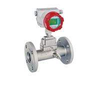 Débitmètre électromagnétique industriel for gaz naturel, débitmètre de gaz en acier inoxydable avec écran LCD, DN65 DN80 Lectures précises(DN65)