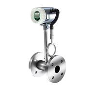 Débitmètre électromagnétique intelligent avec écran LCD, débitmètre de vapeur, gaz, air, naturel, acier inoxydable Mesure et Réponse Rapides(DN100 LCD,4-20mA output)