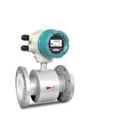 Débitmètre électromagnétique numérique PTFE Débitmètre d'eau Lait Eaux usées Liquide corrosif(DN25 high end)