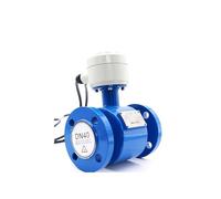 Débitmètre électromagnétique, type de pipeline de liquide divisé intégré anticorrosion des eaux usées avec capteur de haute précision à affichage numérique(DN40 PTFE)