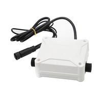 Débitmètre et électrovanne 2 en 1 pour vanne de contrôle de l'eau filetage G1/2 - Connecteur pour distributeur automatique de porcs - Diamètre : 11 mm - 20 mm - Électrovanne