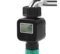 Débitmètre Étanche - Jauge De Tuyau Multi-mesures, Suivi D'utilisation LCD, Moniteur D'entrée en Laiton | Scénario D'arrosage De Pelouse De Réservoir De Camping-Car pour Les Tâches De Conservation De