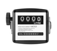 Débitmètre Jauge De Carburant Mécanique Haute Précision, Débitmètre À 4 Chiffres, D'essence Numérique, Filetage Interne, 5-30GPM/20-120L/Min