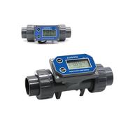 Débitmètre liquide à turbine numérique DN25-80 avec écran LCD, débitmètre électronique for tuyau en PVC, for l'irrigation des jardins agricoles Haute sensibilité(5-24V Power,DN80)