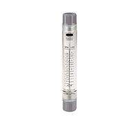 Débitmètre liquide, rotamètre type tube acrylique LZM-15G, débitmètre d'eau de haute précision, 0,1-1 GPM et 0,4-4 LPM, filetage interne de 1/2 pouce