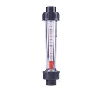 Débitmètre, LZS-15 25-250L/H Flow Meter Plastic Tube Type Water Rotameter Liquid Clear Flowmeter Measuring Tools For Chemical Light For DN15