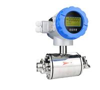 Débitmètre magnétique à pince en acier inoxydable, DN50, DN32, DN25, débitmètre for eau et lait liquide(DN15(SS304))