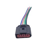 Débitmètre Massique d'Air Connecteur de capteur débit d'air massique pour Passat B5 3B3 3B6 pour Skoda pour Superb 3U4 pour A6 4B pour C5 1.8T 2005, 0280218100, 06A906461N