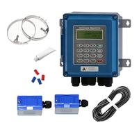 Débitmètre mural DN15-6000mm, débitmètre à ultrasons numérique avec capteurs TM-1 et TS-2, protection IP67, affichage LCD rétroéclairé, pour eau, huile, alcool et usage industriel(SD Yes,DN50-700)