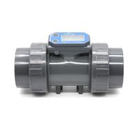 Débitmètre numérique à grande capacité avec affichage clair pour les traitements de l'eau de piscine, mesure précise du liquide, débitmètre d'eau