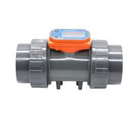 Débitmètre numérique à grande capacité avec affichage clair pour les traitements de l'eau de piscine, mesure précise des liquides