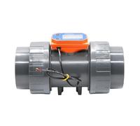 Débitmètre numérique à turbines pour l'irrigation de la ferme et du jardin avec écran LCD pour mesurer l'eau, l'essence, le kérosène, le méthanol, le débitmètre électronique à écran LCD