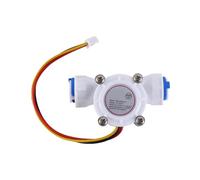 Débitmètre numérique, Débitmètre Capteur De Débit D'eau 2020 3/8 ", Capteur De Débit D'eau À En Plastique À Ajustement Rapide For Eau Liquide Id10 Mm Mesure précise