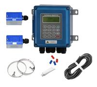 Débitmètre numérique DN15-6000mm, débitmètre à ultrasons à pince TM-1, IP68 étanche, affichage LCD clair, mesure précise du flux pour eau, huile, alcool et eaux usées(SD No,DN15-100)