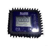 Débitmètre numérique électronique pour huile avec compteur de roue ovale, plage de mesure 2-30 l/min, précision ± 0,5 %, jusqu'à 70 bar pour pression, affichage LCD pour quantité unique et totale