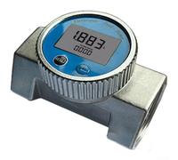 Débitmètre numérique étanche à turbine de 3,8 cm, écran LCD, plusieurs unités, avec filetages NPT, pour mazout, solutions chimiques, eau potable (5,1 cm)