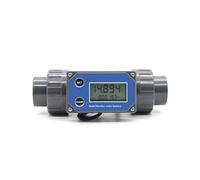 Débitmètre numérique for canalisations en PVC, capteur de débit d'eau liquide for l'irrigation et la mesure des eaux usées Haute sensibilité(Without cable,DN32)