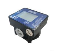 Débitmètre numérique ovale pour liquides à haute viscosité avec affichage électronique de 2 à 30 litres par minute et pression de fonctionnement maximale de 70 bars (jauge d'huile avec coque)