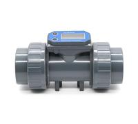 Débitmètre numérique pour turbines Convient pour l'agriculture et l'irrigation du jardin avec écran LCD. Vous pouvez utiliser l'eau, l'essence, le kérosène, le méthanol
