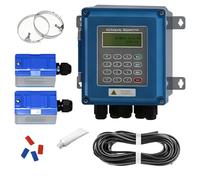 Débitmètre portable DN15-6000mm, débitmètre à ultrasons numérique IP68, transducteurs TM-1 et TS-2, affichage clair, pour mesure de flux d’eau, huile, alcool et eaux usées(SD Yes,DN15-100)