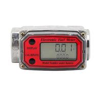 Débitmètres, Testeur de carburant numérique 15-120L, compteur capteur indicateur NPT for mesurer l'essence kérosène(Rot)