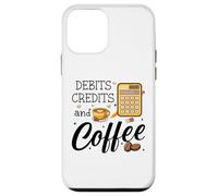 Debits Credits & Coffee Cup Funny Accountant It's Tax Season Coque pour iPhone 12 Mini
