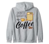 Debits Credits & Coffee Cup Funny Accountant It's Tax Season Sweat à Capuche