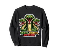 Débits Crédits Et Tromperie Humour Comptable Sweatshirt