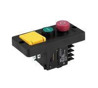 DEBLAN Bouton Poussoir YCZ6 et Interrupteur électromagnétique d'arrêt d'urgence Marche-arrêt avec interrupteurs à Bascule 400V 50/60Hz monophasé/triphasé