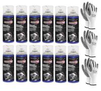 Débloquant spray de 400 ml 3/6/12 bombes à grande puissance débloquant et protecteur, éliminant la rouille et l'oxydation desserre les connexions verrouillées vis, écrous, charnières avec gants de