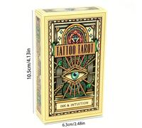 Débloquez votre destin : découvrez votre avenir à travers le jeu de cartes de tarot de tatouage Papetier