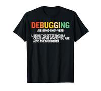 Débogage Retro Computer Science Coding Programming Lovers T-Shirt