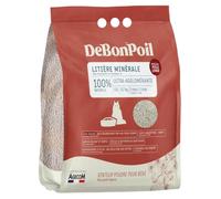 DeBonPoil - Litière minérale - Poils Longs - Ultra-agglomérante - 10L