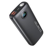 debopo Batterie Externe, 27000mAh 30W PD3.0 QC4.0 4.5A Charge Rapide, USB C Entrée et Sortie Chargeur Externe avec 3W Brillante Lampe de Poche, LED Affichage pour Smartphone, Tablettes et Autres